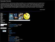 Tablet Screenshot of generationterrorists.com